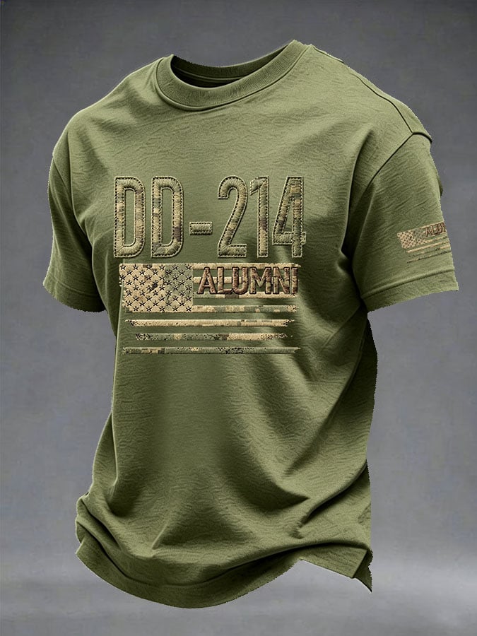 Men's Retro Print Short-Sleeve T-Shirt