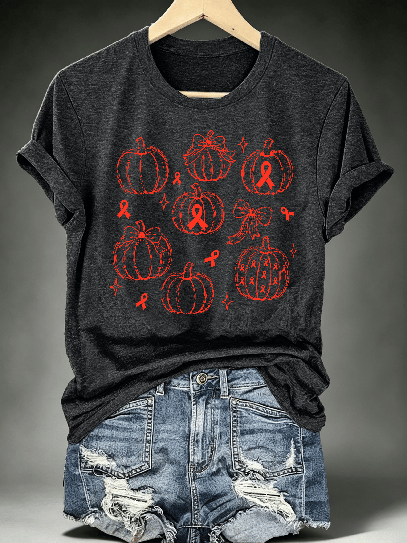 Women's BLOOD CANCER WARRIOR Print T-Shirt