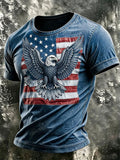 Men's Retro Print Short-Sleeve T-Shirt