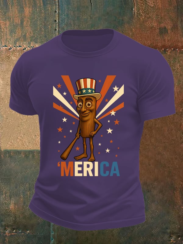 Men's MERICA Print T-Shirt