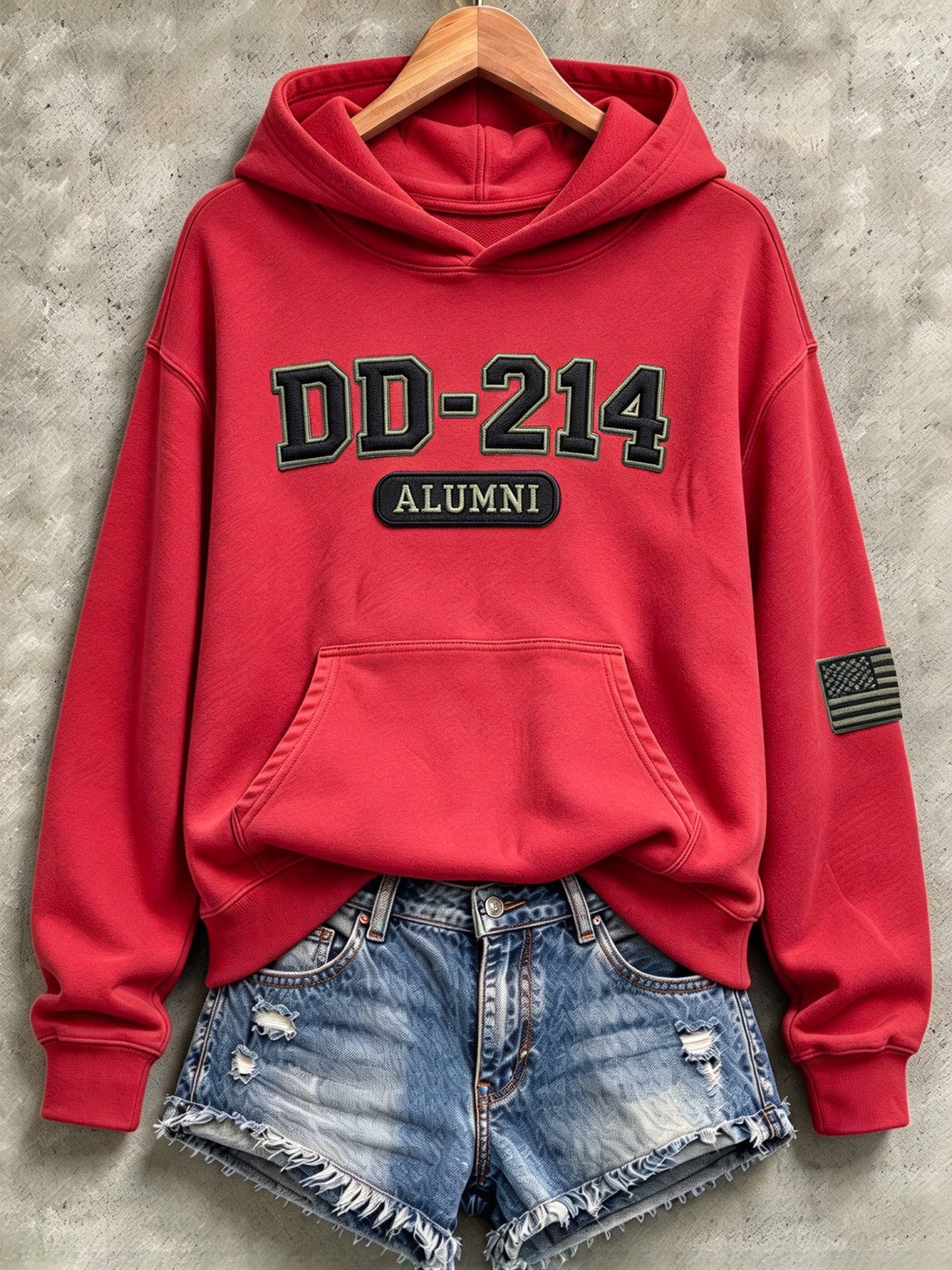 Women's Veteran Pride DD-214 Printed Hoodie