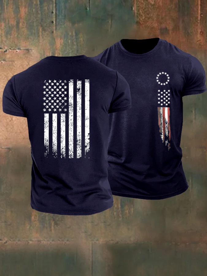 250th Anniversary Pattern 100% Cotton T-Shirt