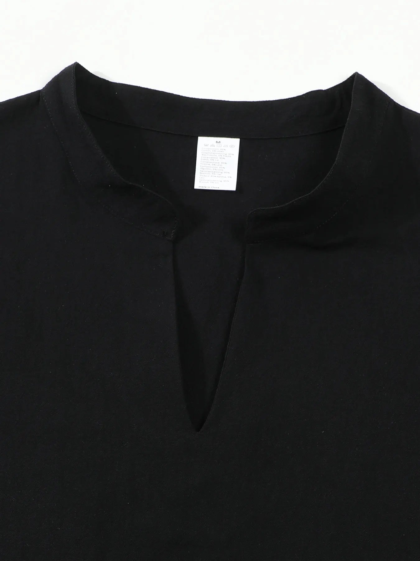 Men's Casual V-Neck Short-Sleeve Shirt