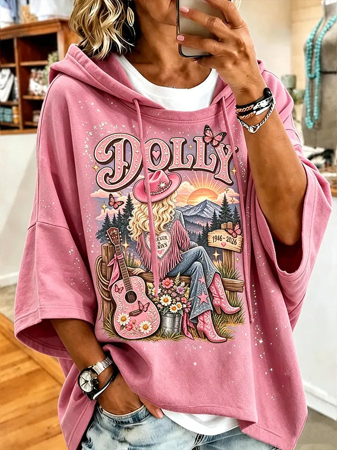 Women's Forever Our Queen of Country Print Casual Sweatshirt
