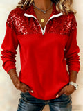 Women's Christmas Print Casual Sweatshirt