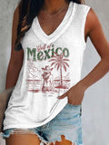 Women's Gulf of Mexico Print Casual Vest