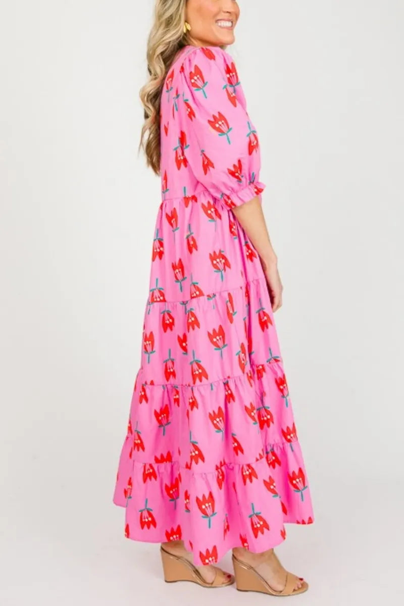 Karlie Poppy Strawberry Maxi
