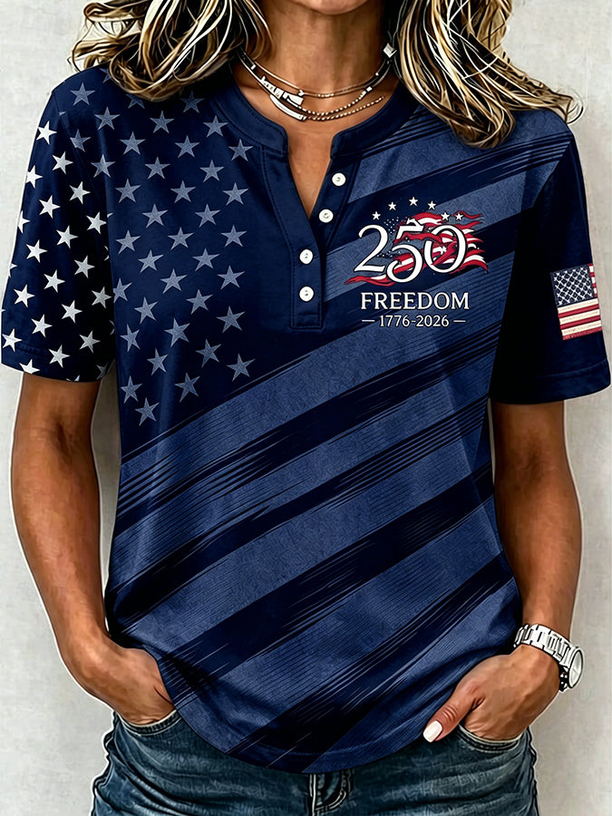 Women's 250th Anniversary Printed T-shirt