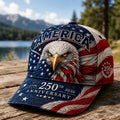 American Patriotic Independence Day Art Print Hat