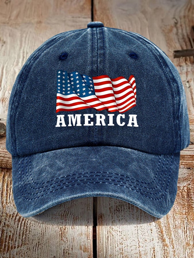 Retro I Identify As An American Print Baseball Cap