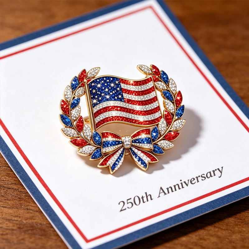 US 250th Anniversary Commemorative Brooch