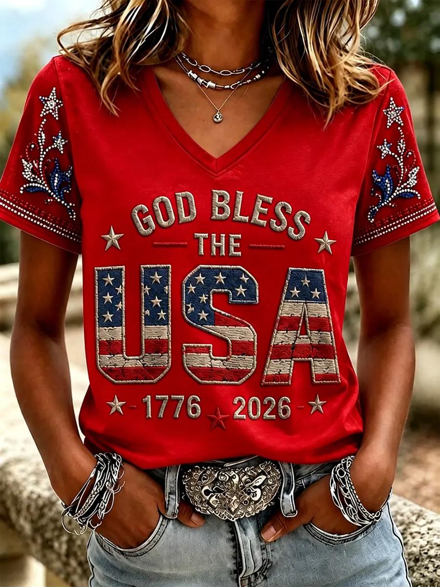 Women's Casual Faith Graphic Print T-Shirt