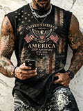 Men's 1776-2026 250 Years Of Independence Print Vest
