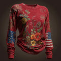 US 250th Anniversary Art Print Long-Sleeve T-Shirt