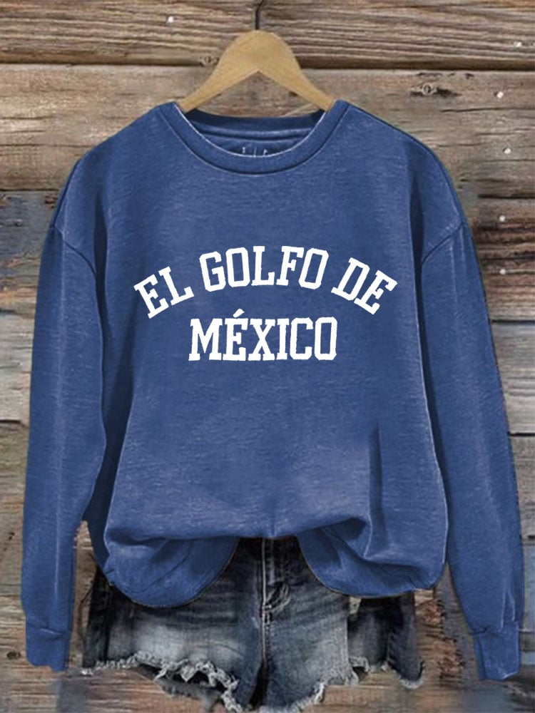 Women's Gulf Of Mexico Print Sweatshirt