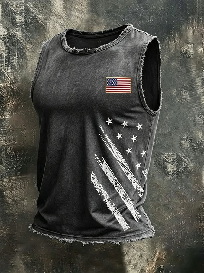 Men'S Casual Printed Vest