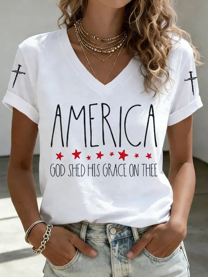 Women's 250th Anniversary Print Casual Top