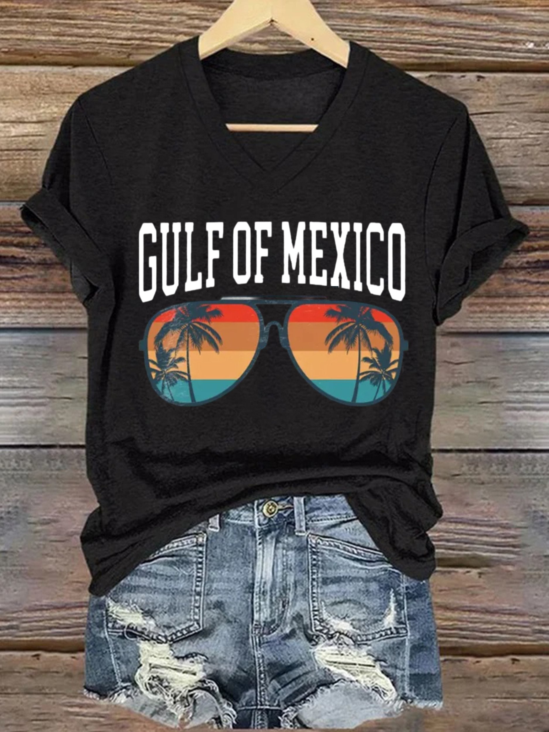 Women's Gulf of Mexico Printed Short-Sleeved T-Shirt