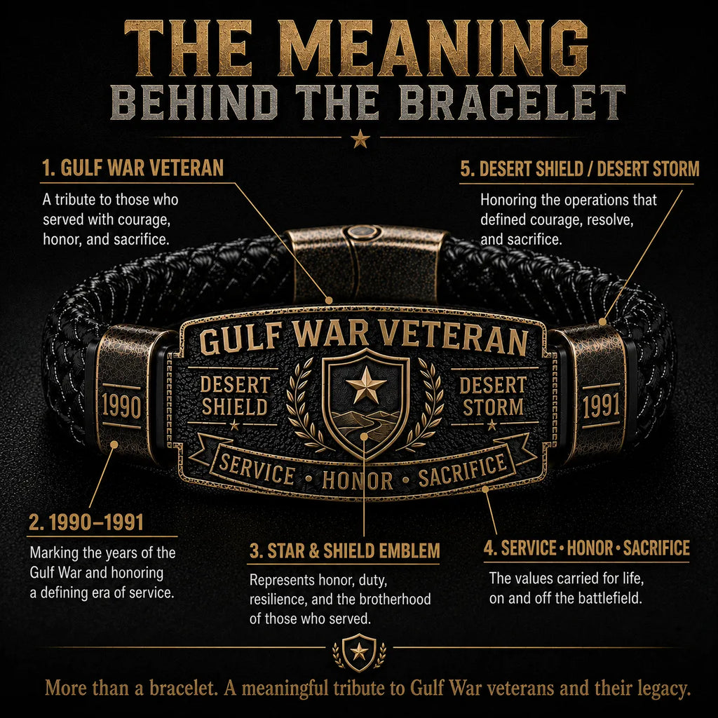 Gulf War Veteran Honor Bracelet