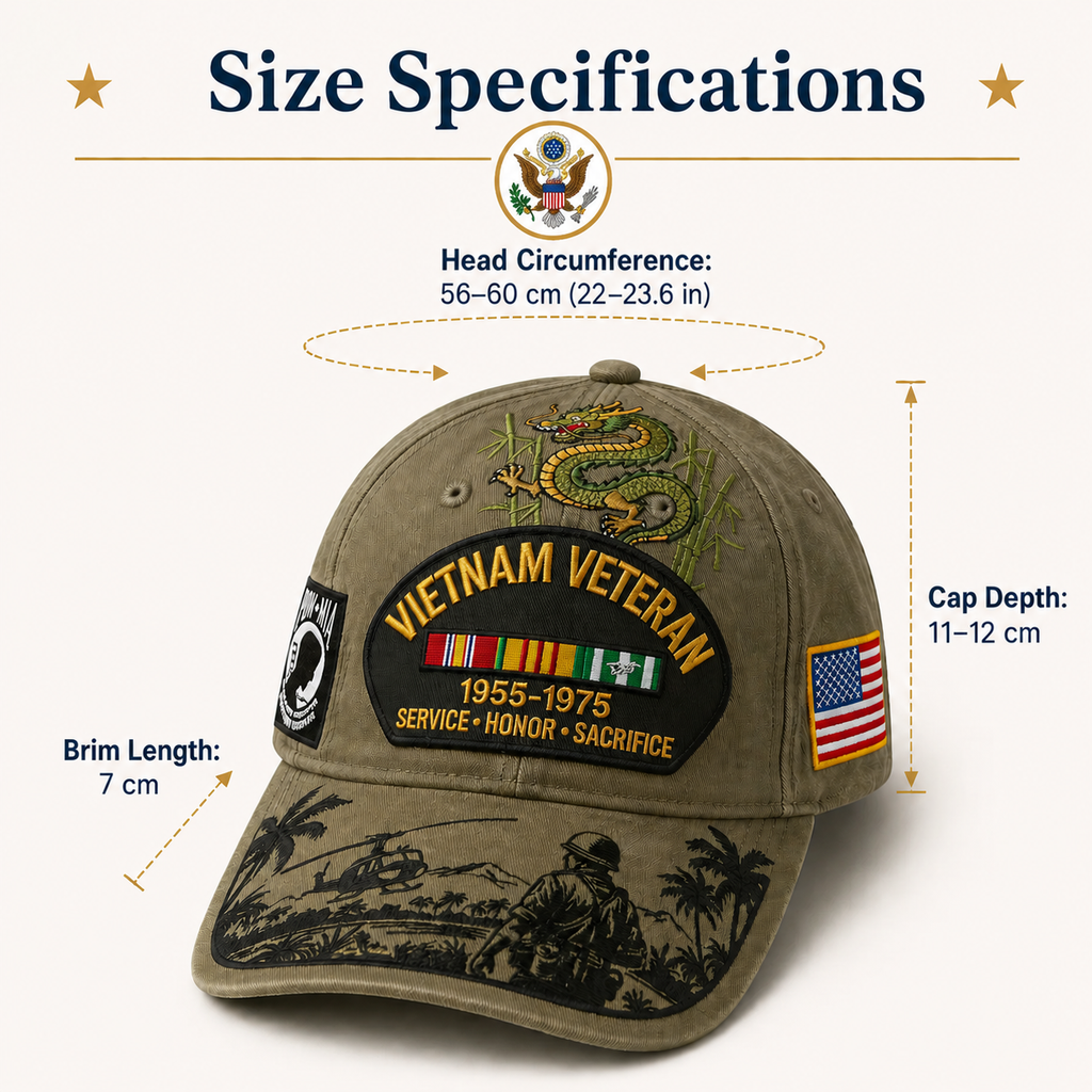 🇺🇸 Last Day Promo: 49% OFF 🎖️ - Vietnam Veteran Tribute Cap