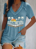 Women's Gulf Of Mexico Print T-Shirt