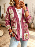 Ladies' Retro Western Style Casual Cardigan