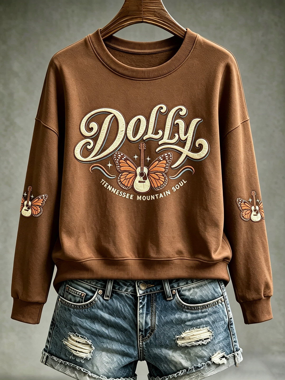 Women's Music-Themed Graphic Casual Sweatshirt