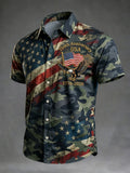 Men's U.S. 250th Anniversary Camo Print Short-Sleeve Shirt