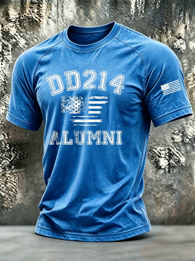 Men's Retro Print Short-Sleeve T-Shirt