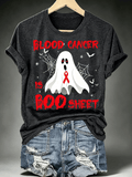 Women's BLOOD CANCER Print T-Shirt