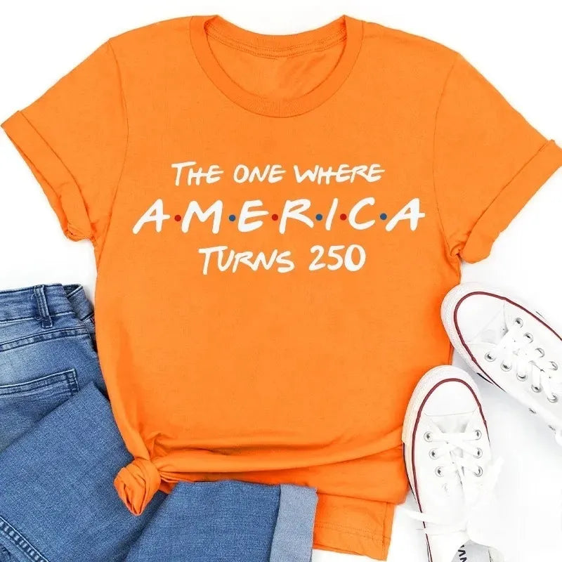 The One Where America Turns 250 Cotton T-Shirt