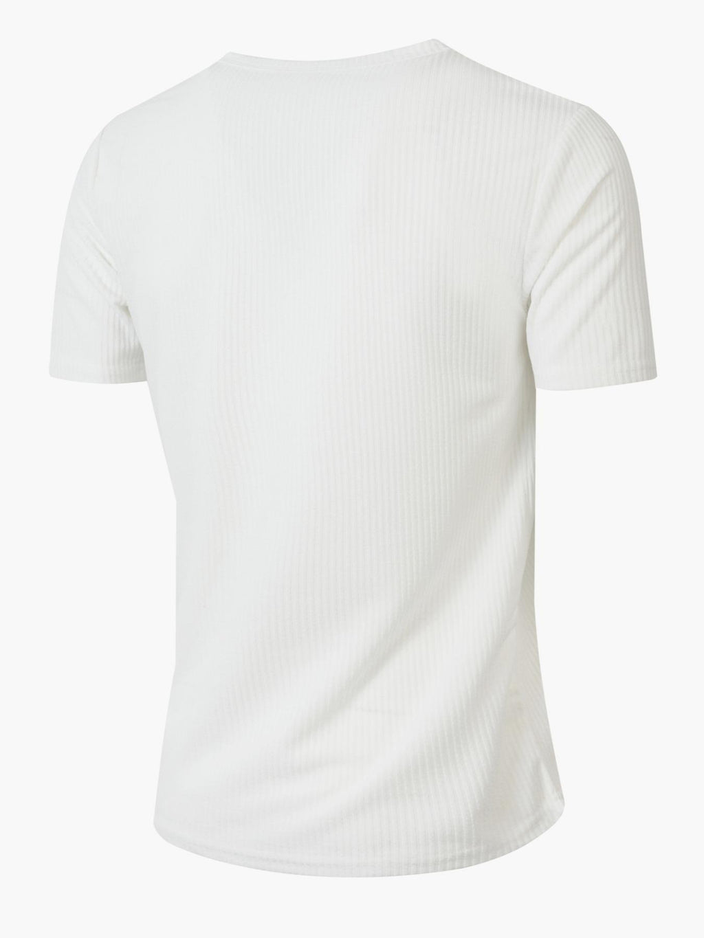 Men's Spring Summer Outfits Vertical Striped Textured V-Neck Short Sleeve T-Shirt for Daliy Wear, Gym Wear Solid Color Old Money Style