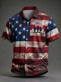 Men's U.S. Veterans Day Waffle Short-Sleeve Shirt