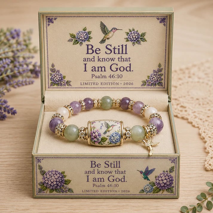 💜 Hummingbird Garden Faith Bracelet 🌸 | 2026 Limited Edition Bracelet