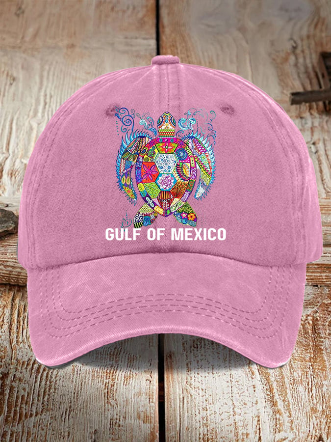 Unisex Gulf Of Mexico Print Hat