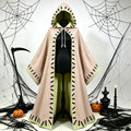 Women's Vintage Style Halloween Themed Casual Hooded Cape Coat