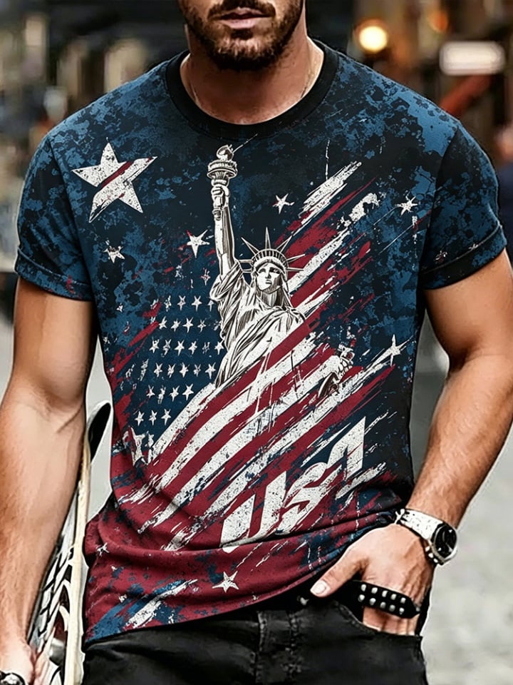 Men's USA 250th Anniversary Printed T-shirt