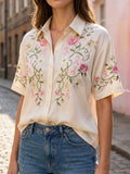 Women's Breast Cancer Awareness & Prevention Art Design Short-Sleeve Shirt