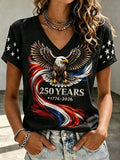 Women's Casual Print Short-Sleeve T-Shirt