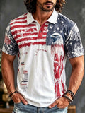Men's Printed Polo Shirt for USA 250th Anniversary