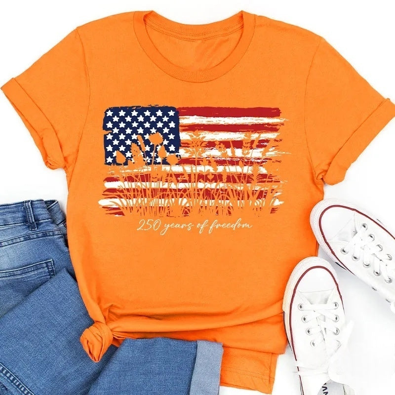 Land Of The Free Home Of The Brave Cotton T-Shirt