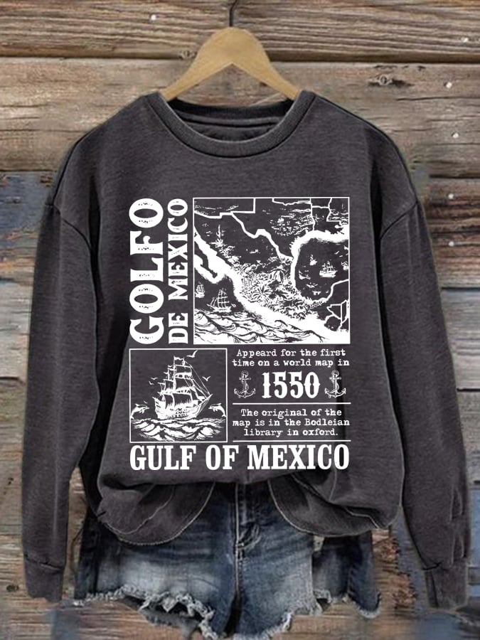 Women's Gulf Of Mexico Printed Sweatshirt