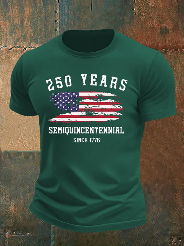 Men's 250 Years Semiquincentennial Since 1776 T-Shirt