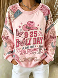Women's Forever Our Queen of Country Print Sweatshirt