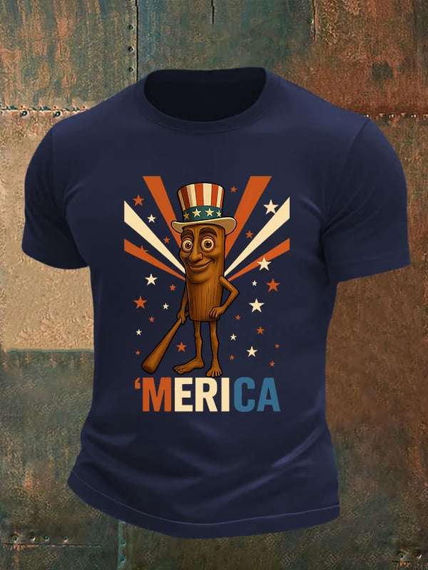Men's MERICA Print T-Shirt