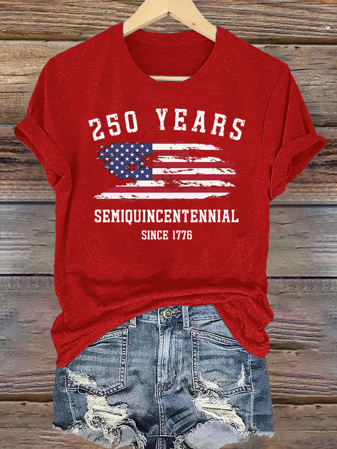 Women's  250 Years Semiquincentennial Since 1776 T-Shirt