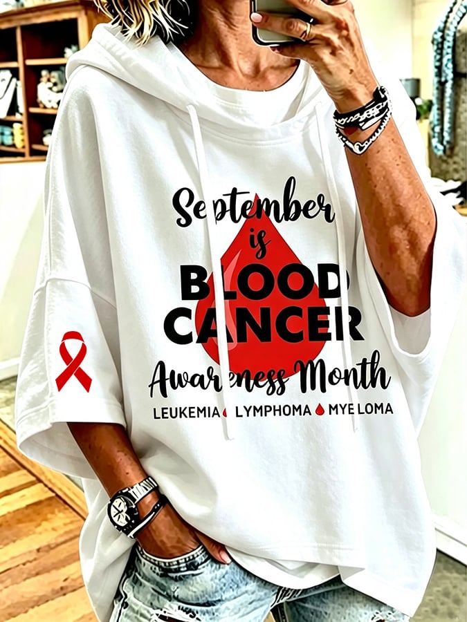 Women's Casual Printed Loose Sweatshirt