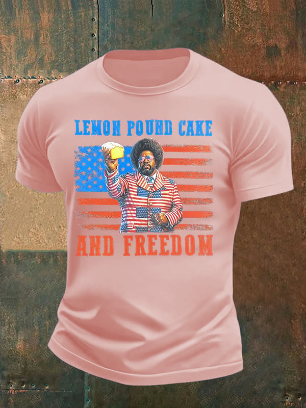 Men's Lemon Pound Cake  Printed T-Shirt