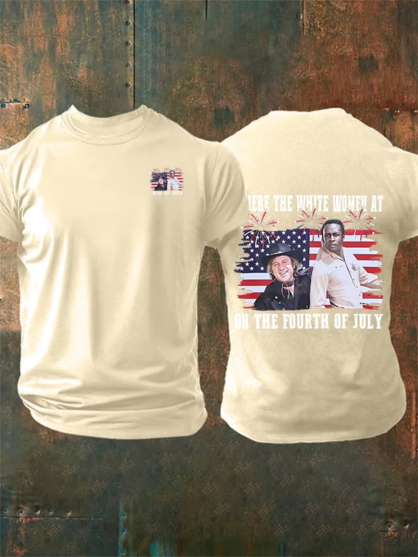 Men's ON THE FOURTH OF JULY Print T-Shirt