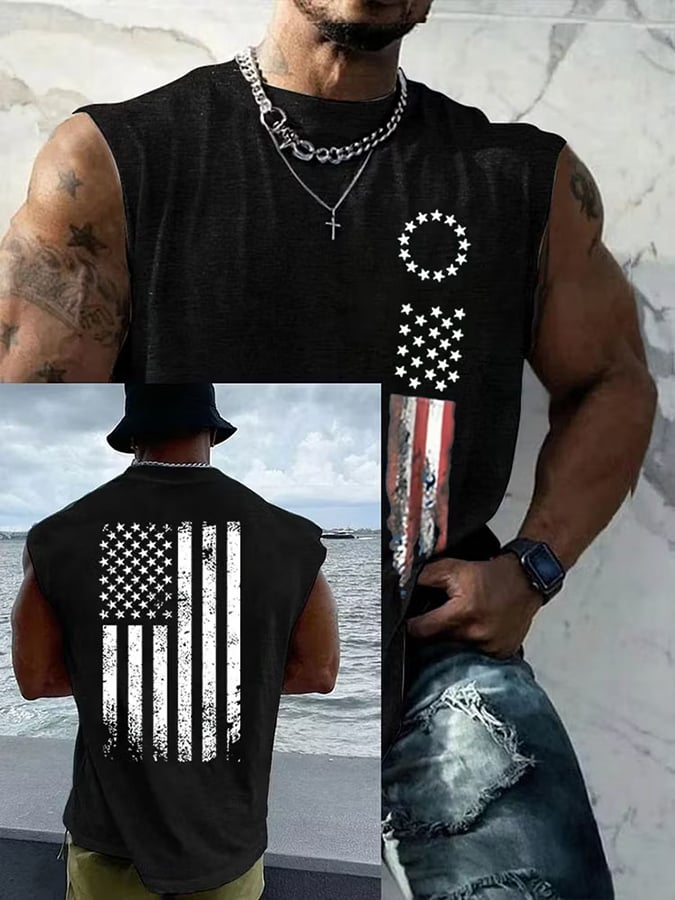 Men's USA 1776-2026 Freedom Printed Top